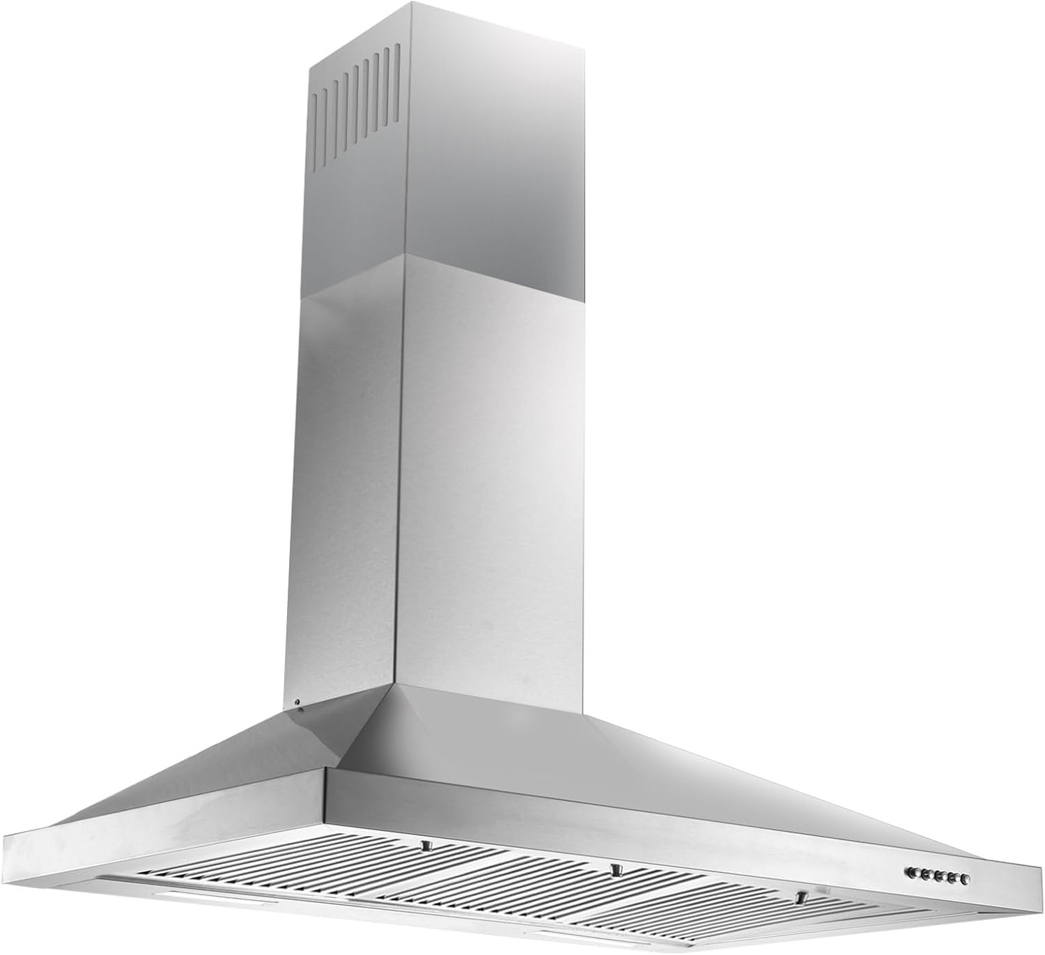 Zomagas Campana extractora de 36 pulgadas, campana de ventilación montada en la pared en acero inoxidable, campana de cocina sin conductos con