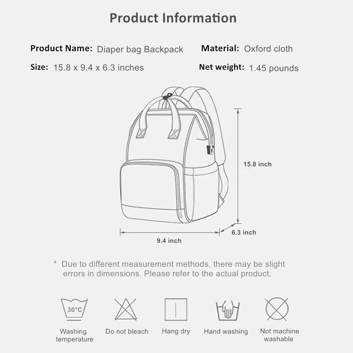 Mochila de pañales para bebé, bolsas de pañales multifunción para bebés, mochila de viaje para papá y mamá, bolsa de pañales para bebés niños y