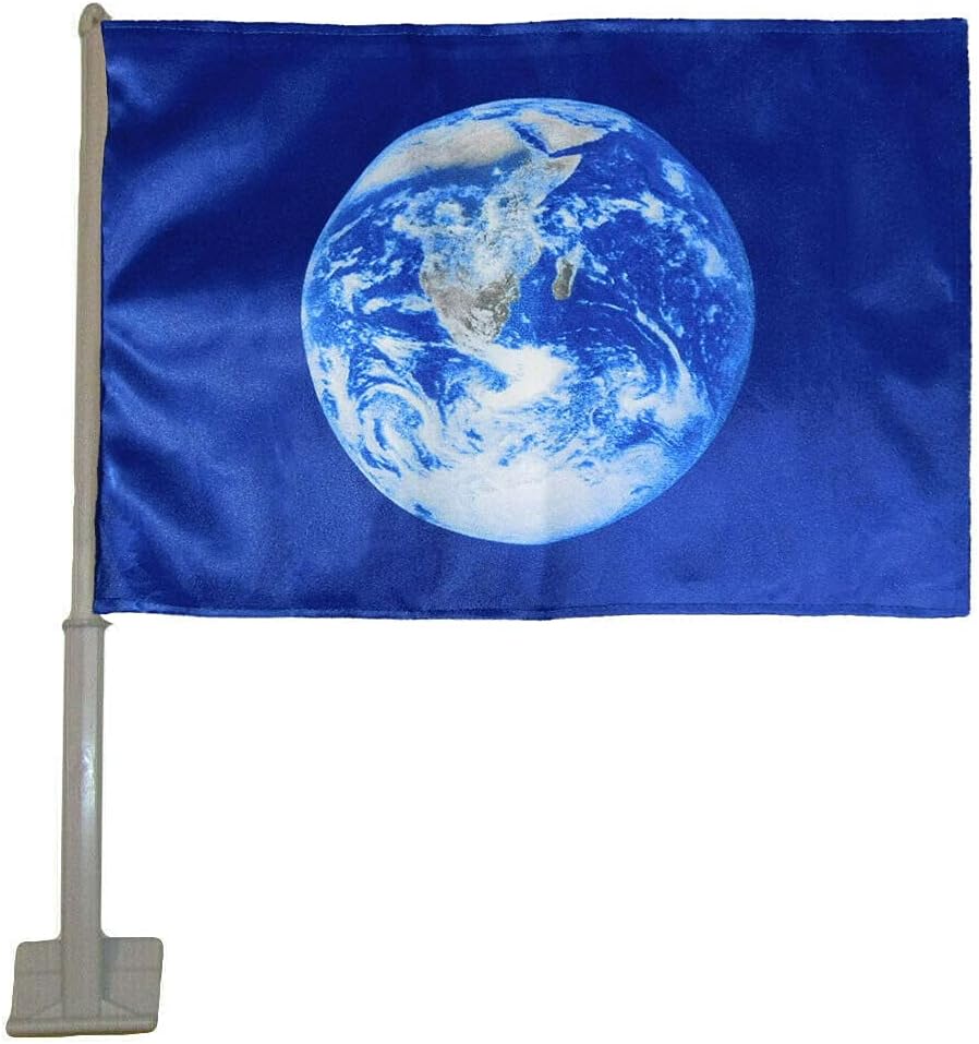 Premium 12 Pack 12×18 Double Sided Knitted Nylon Car Flag