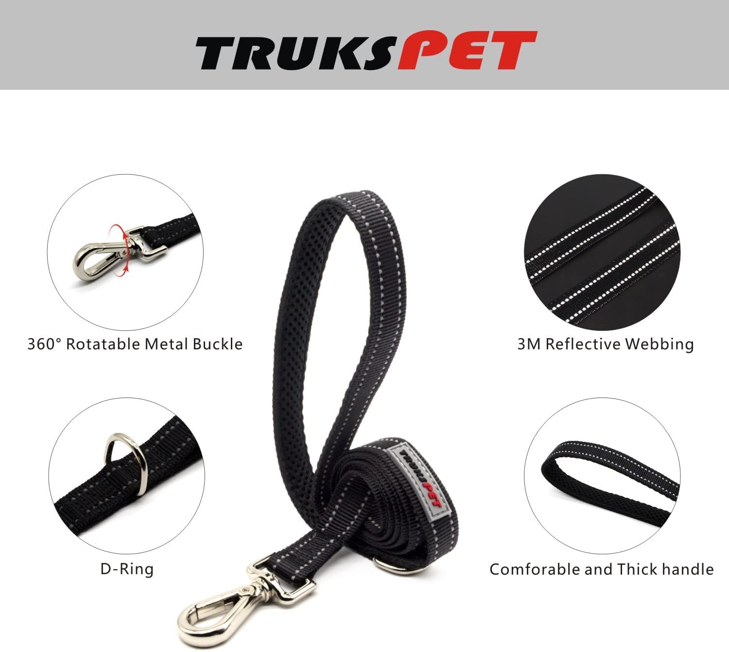 Juego de arnés y correa para perro, arnés sin tirones para perro, ajustable y reflectante de tela de malla acolchada, chaleco para perros y gatos