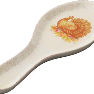 UP ware – Soporte para cuchara de melamina de 9.625 pulgadas, soporte para utensilios de cocina, mesa de comedor (pavo brillante) UP ware – Soporte para cuchara de melamina de 9.625 pulgadas, soporte para utensilios de cocina, mesa de comedor (pavo brillante)