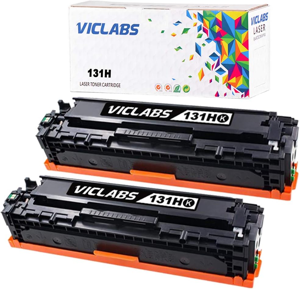 VicLabs Cartucho de tóner compatible 131 131H de repuesto para Canon 131 131H CRG131 CRG-131 Cartucho de tóner para uso en impresoras Canon
