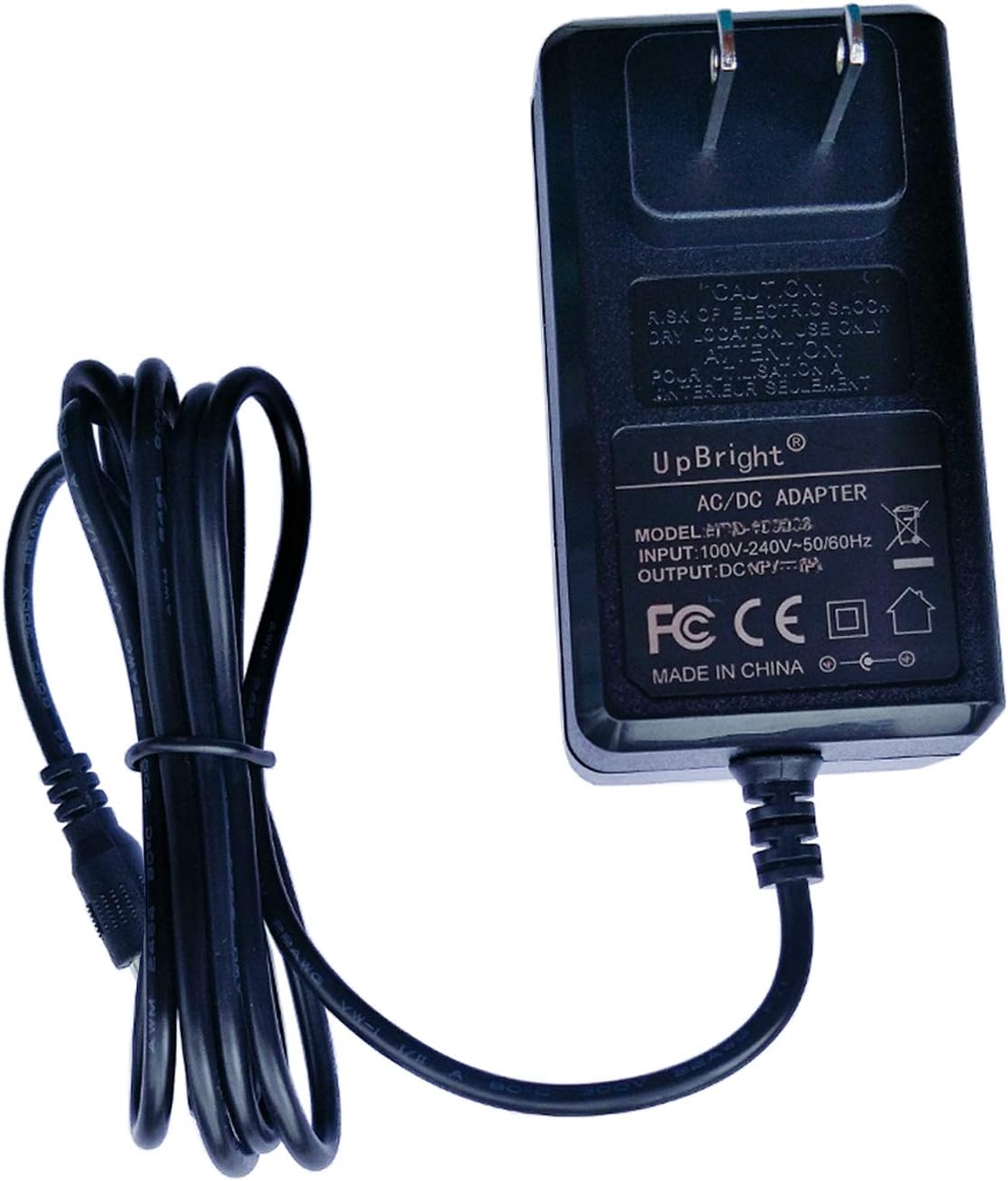 UpBright Adaptador de 19V 1.75A 33W ACDC compatible con Asus T-Mobile MSQ-RTAC68U TM-AC1900 RT-AC68U RT-AC1900 RT-AC1900P RT-AC68UF DSL-AC68U