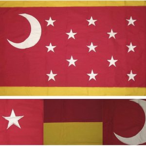 Bandera de Van Dorn bordada de alta calidad 3×5 100% algodón con ojales de 3 x 5 pies con 3 clips CIVIL Bandera de Van Dorn bordada de alta calidad 3×5 100% algodón con ojales de 3 x 5 pies con 3 clips CIVIL