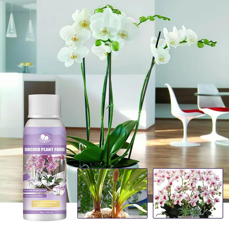 Fertilizante especial para orquídeas de 1.7 fl oz, planta líquida de enraizamiento, agente de enraizamiento rápido, fertilizante orgánico para