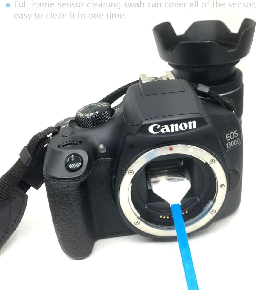 Paquete de 20 unidades DSLR o SLR Kit de limpieza de cámara digital sin espejo, (sin solución de limpieza), hisopo de limpieza seco con sensor de