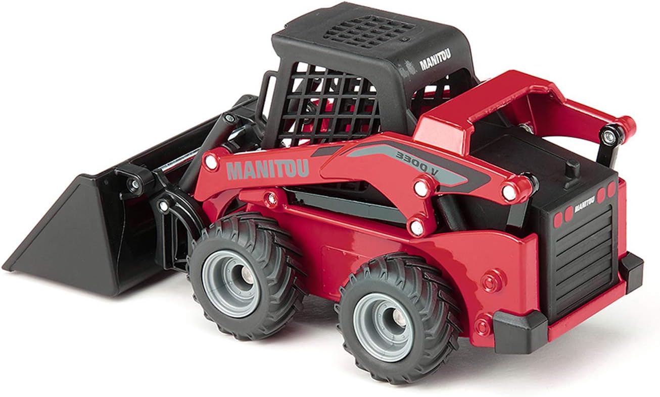 Siku 3049 Farmer Manitou 3300V Minicargadora Minicargadora, Rojo