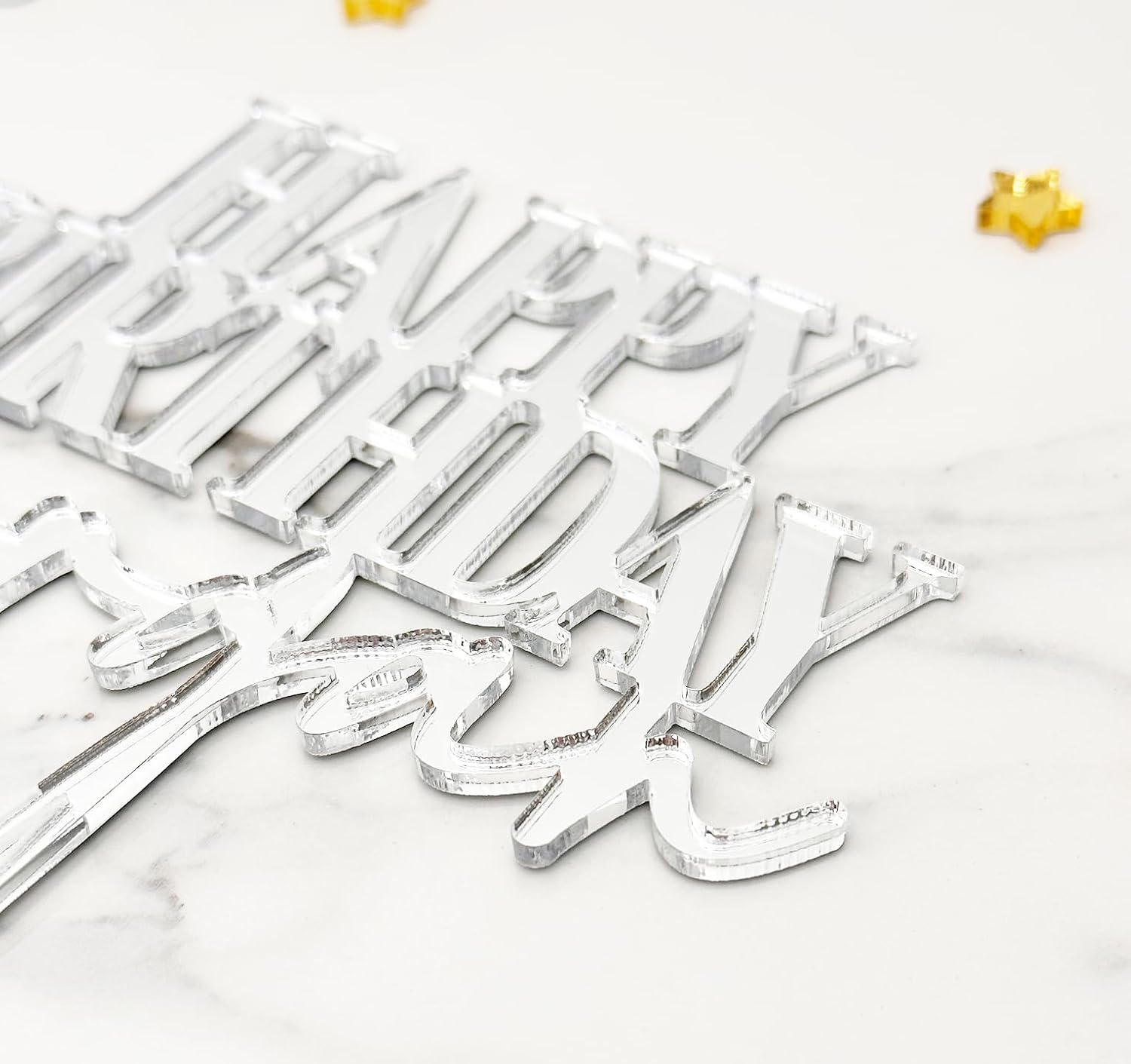 Personalized Cake Topper Birthday  NEXT DAY SHIPPING 21COLORS Acrylic Cake Topper for 4” 6” 8” 10” Cake  Custom Acrylic Cake Topper
