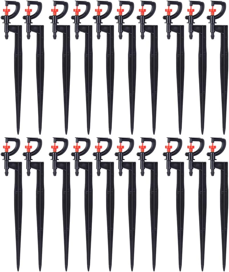 Fydun 20pcs GType 360 Degree Rotation Sprinkler Wate Sp Nozzle Accessory for Garden Lawn 20pcs GType 360 Degree for Family