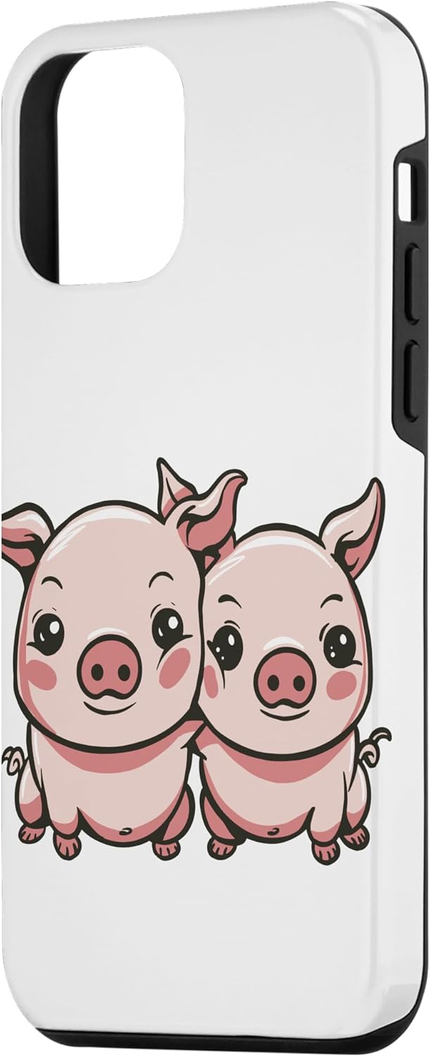 Funda para iPhone 12 mini Cute Pig Animals Anime