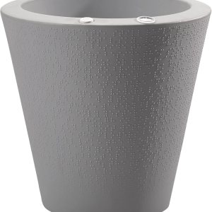 Crescent Garden Maceta de autorriego para interiores y exteriores, negro caviar, 16 pulgadas, 26″, Ceniza Crescent Garden Maceta de autorriego para interiores y exteriores, negro caviar, 16 pulgadas, 26″, Ceniza
