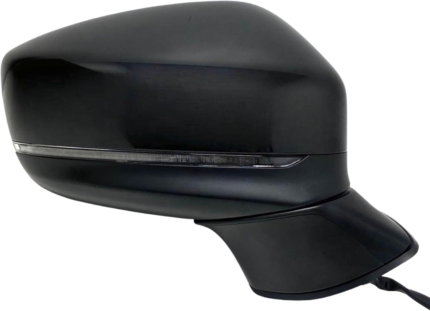 Spieg Reemplazo del espejo lateral del pasajero para Mazda CX-5 2017-2019 señal de giro LED con calefacción eléctrica PTM 6PIN (derecha)