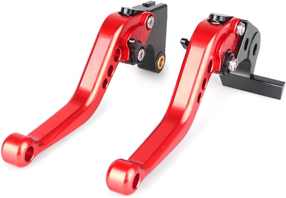 motocicleta corto freno Palanca de embrague para KAWASAKI VERSYS 1000 2015  2016 VulcanS 650 cc 2015  2016 Versys (650CC) 2015  2016, Rojo