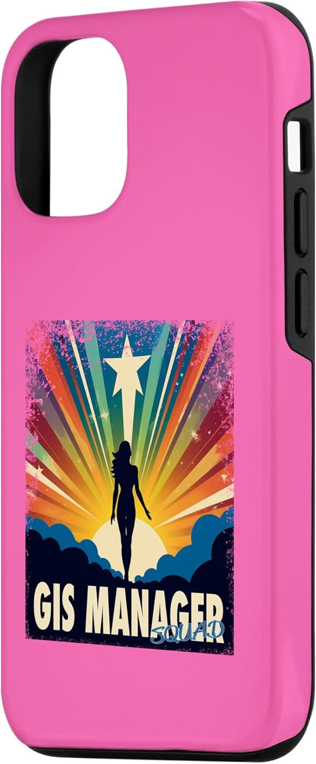 iPhone 13 GIS Manager Funny Female Hero Job Women Case