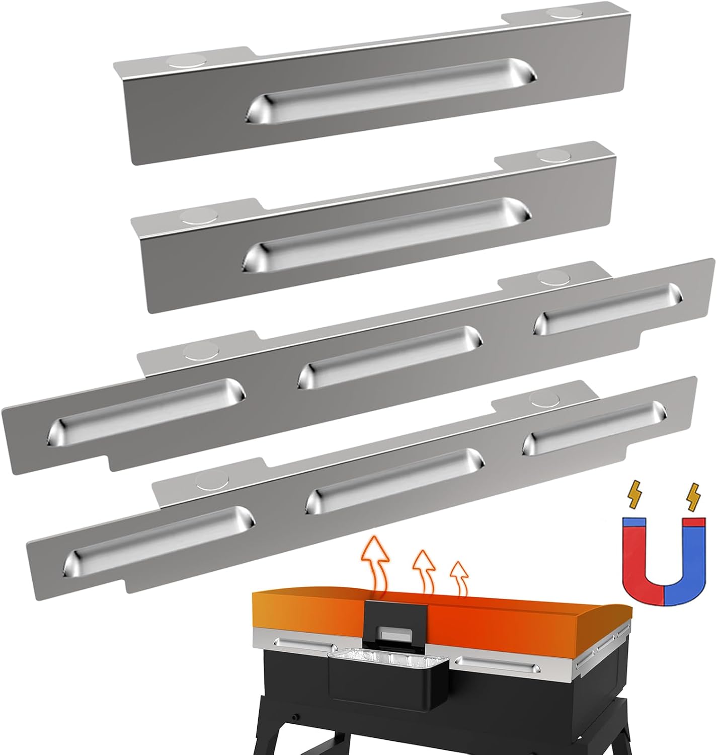 Protectores de viento para parrilla Blackstone de 22 pulgadas, accesorios de parrilla de protección contra el viento para Blackstone de 22 pulgadas,