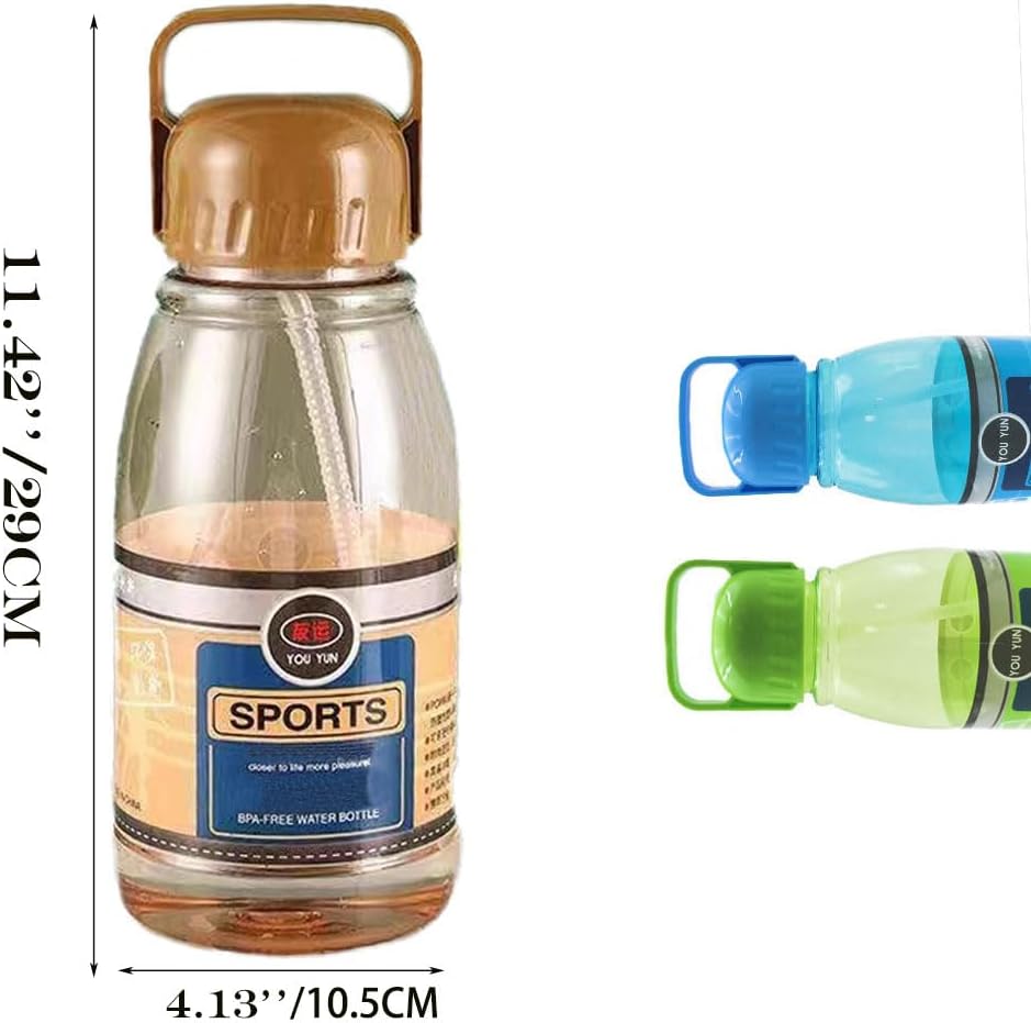 WEIRUIFANZHI Botella de agua grande de 67 onzas con colador de frutas y pajilla, botella de filtro de agua sin BPA a prueba de fugas para gimnasio
