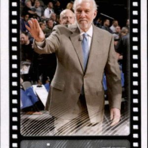 2019-20 Panini Basketball Stickers #474 Gregg Popovich Head Coach San Antonio Spurs Official NBA Sticker Collection Album Peelable Card (Paper thin 2019-20 Panini Basketball Stickers #474 Gregg Popovich Head Coach San Antonio Spurs Official NBA Sticker Collection Album Peelable Card (Paper thin