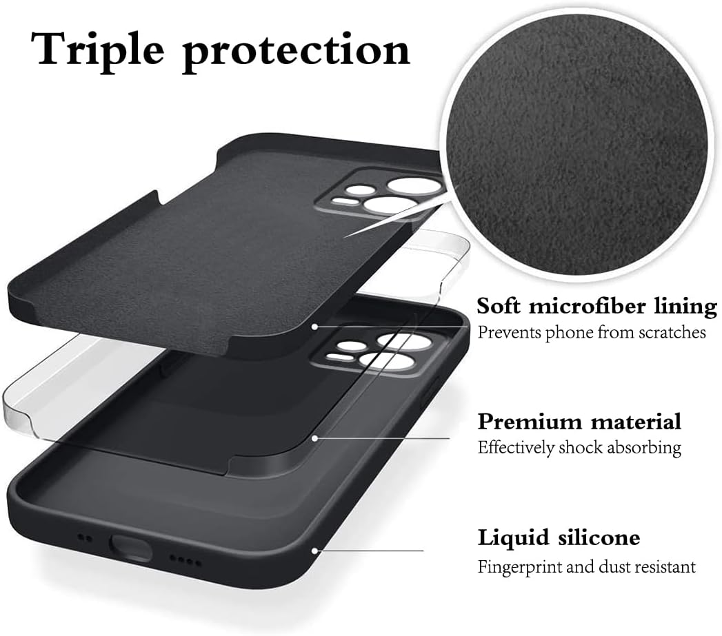 Compatible con Redmi Note 12 Pro Plus Funda Silicona Líquido Verde Oscuro, Suave Tacto Suave Xiaomi Redmi Note 12 Pro Plus Funda de teléfono