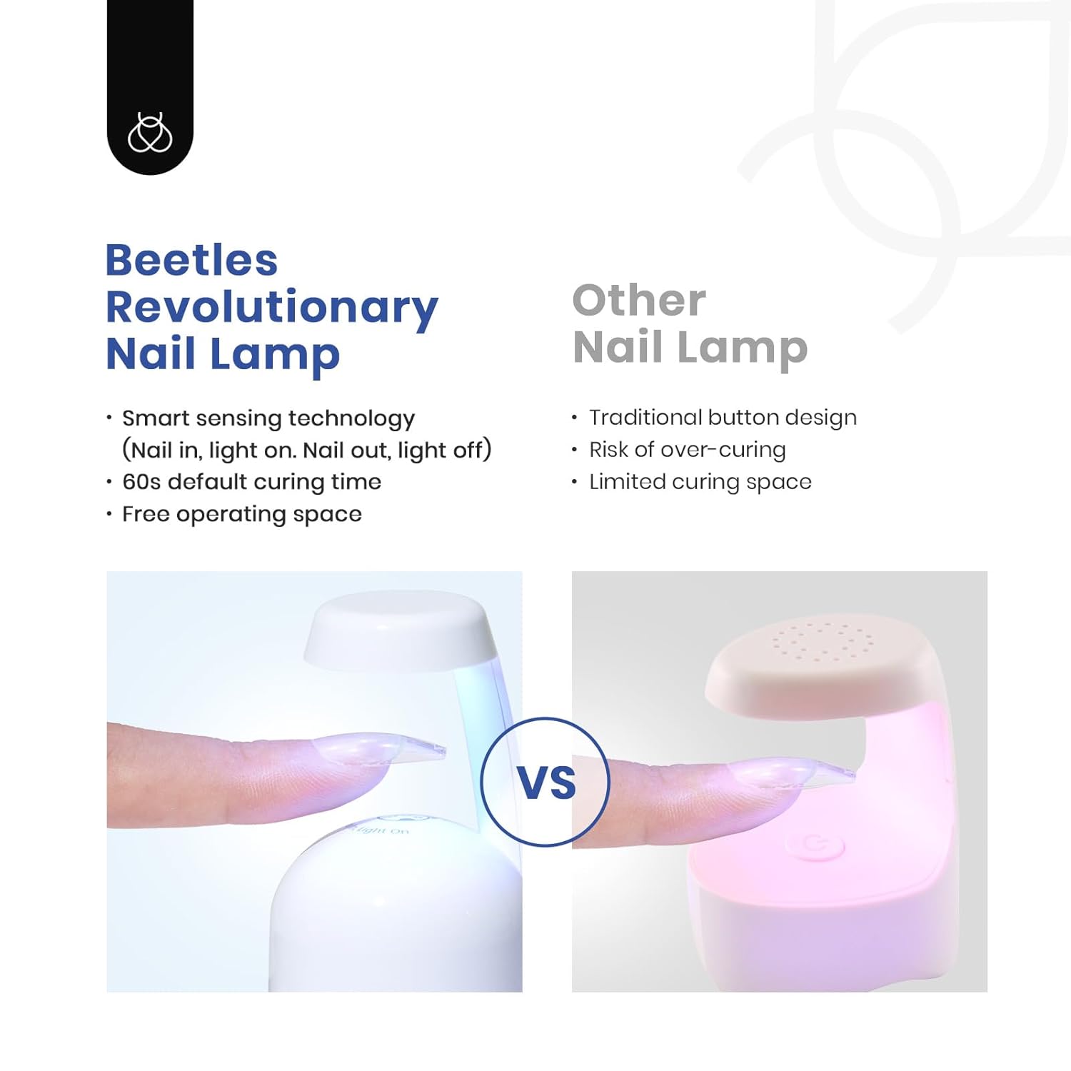 Beetles – Kit de extensión de uñas de gel, 504 piezas preliminadas, medio mate, cortas, puntas de uñas de gel suave con pegamento multiusos 5 en 1,