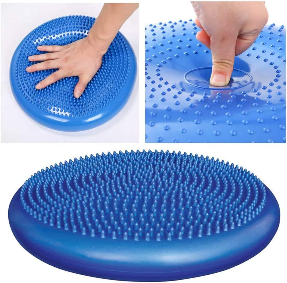 Cojín de estabilidad inflada, cojín de equilibrio de yoga, cojín de asiento para aliviar el dolor, recuperación de suelo pélvico pospartum,