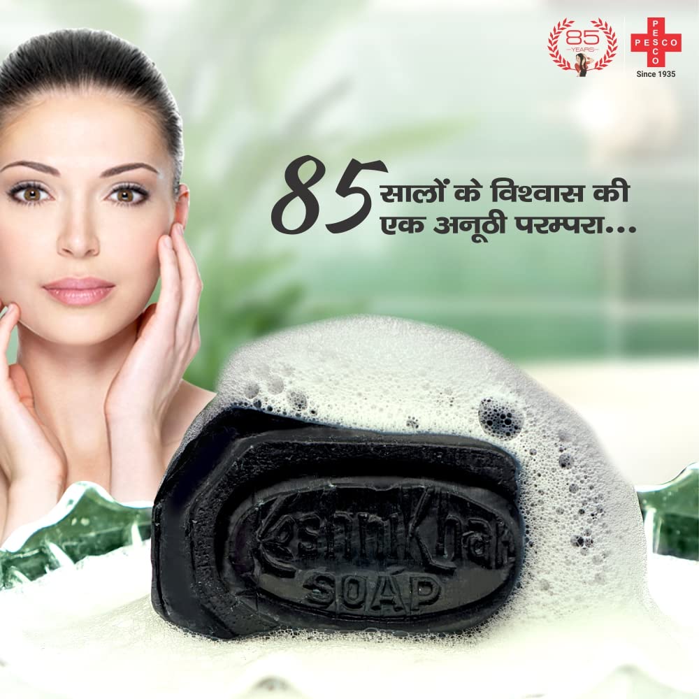 Kesh Nikhar – Jabón de fórmula avanzada, barra de champú sólido, jabón natural para el cuidado y limpieza del cabello, Amla, Reetha, Shikakai para