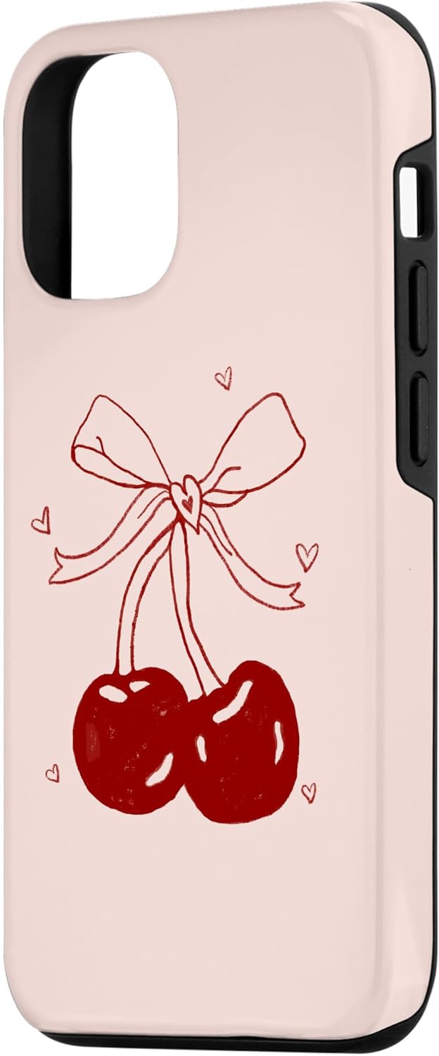 Funda para iPhone 13 Cherri Ties Cherry Bow