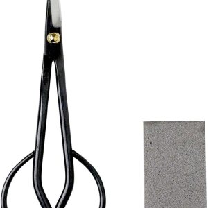 Wazakura Kit de cuidado de recorte de bonsái japonés fabricado en Japón, Hanafubuki Satsuki Tijeras de bonsái de 7 pulgadas (7.087 in) + juego de Wazakura Kit de cuidado de recorte de bonsái japonés fabricado en Japón, Hanafubuki Satsuki Tijeras de bonsái de 7 pulgadas (7.087 in) + juego de