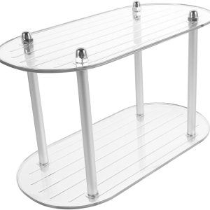 DOITOOL Estante de múltiples capas para gabinete, organizador de ducha, estante de cristal, gabinete de vidrio, gabinete de exhibición de vidrio, DOITOOL Estante de múltiples capas para gabinete, organizador de ducha, estante de cristal, gabinete de vidrio, gabinete de exhibición de vidrio,