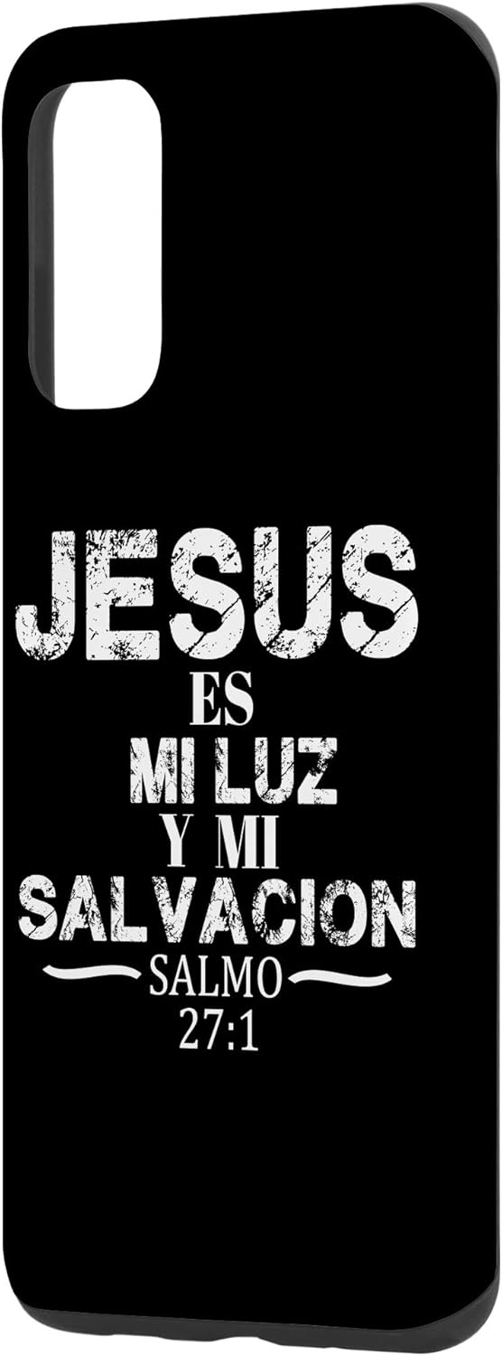 Funda para Galaxy S20 Salmo Jesús Es Mi Luz Biblia Cristiana