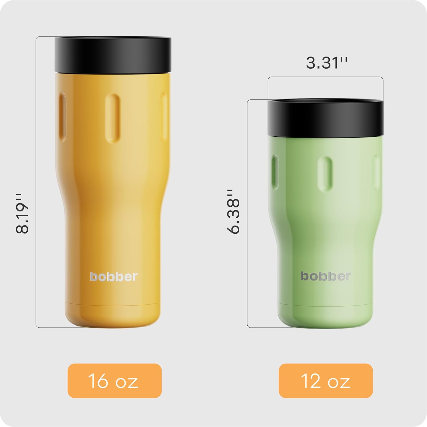 Taza de café portátil de viaje de acero inoxidable con aislamiento al vacío de 16 onzas con tapa bloqueada 100% a prueba de fugas (tónico jengibre)