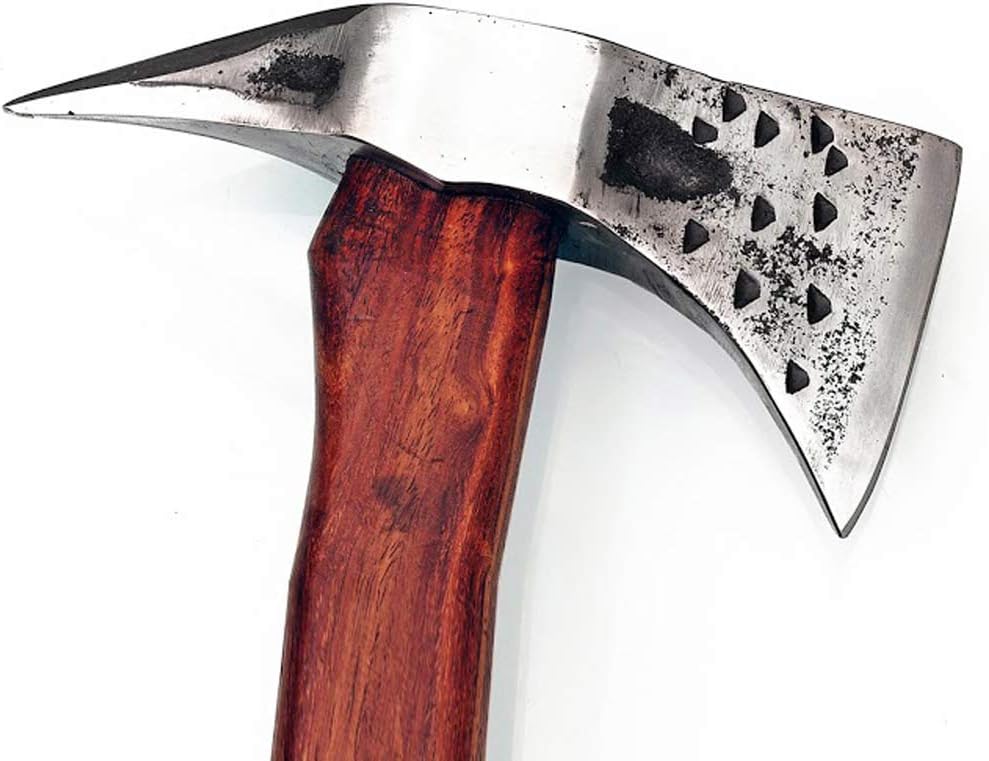 Armory Replicas – Herramienta de pico de hacha de bombero – Hacha funcional de demolición de camping de acero al carbono forjado a mano