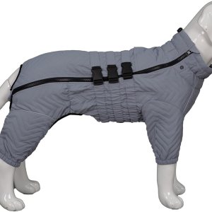 Abrigo cálido para perro, chaleco de doble capa para perro, 4 patas cubiertas, resistente al viento, impermeable, reflectante, chaleco cálido para Abrigo cálido para perro, chaleco de doble capa para perro, 4 patas cubiertas, resistente al viento, impermeable, reflectante, chaleco cálido para