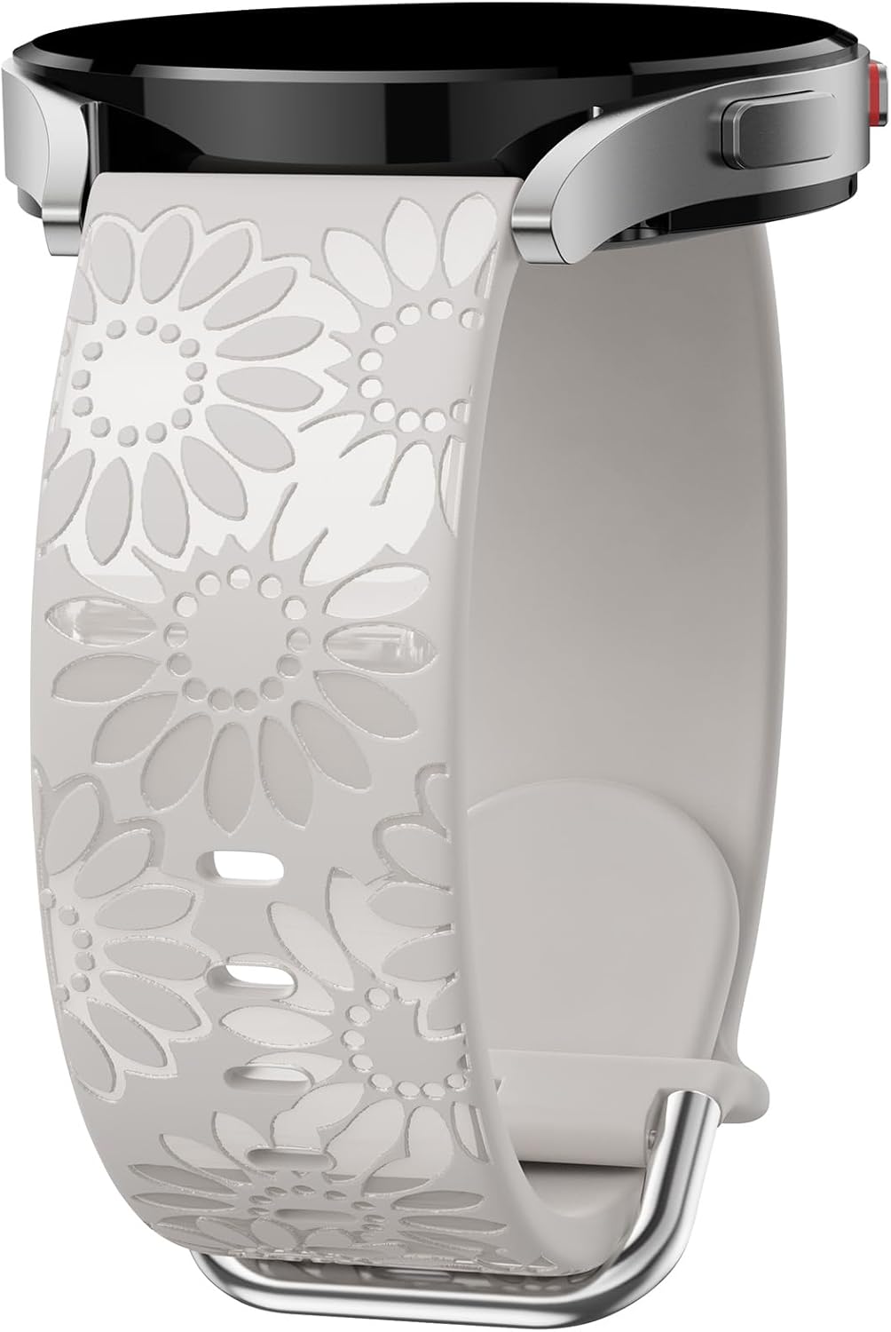 Correa grabada de girasol compatible con Samsung Galaxy Watch 6 5 4 1.575 in 1.732 in5 Pro 1.772 inWatch 6 4 Classic 1.693 in 1.850 in 1.654 in