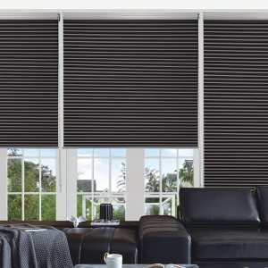 Changshade Persianas celulares opacas con el diámetro de panales de 1 pulgada para oficina, sala de estar, dormitorio, aislamiento térmico, negro Changshade Persianas celulares opacas con el diámetro de panales de 1 pulgada para oficina, sala de estar, dormitorio, aislamiento térmico, negro