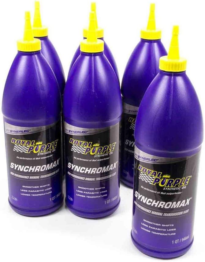 Royal Purple 06512 Synchromax Manual Trans Fluid Case, 6 cuartos de galón, 1 paquete