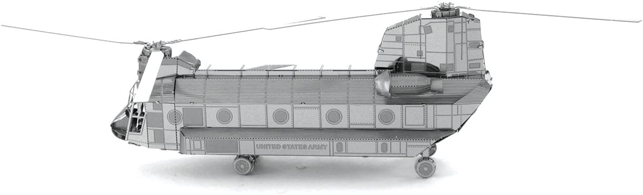 Metal Earth CH-47 Chinook Kit de modelo de metal 3D con pinzas Fascinaciones