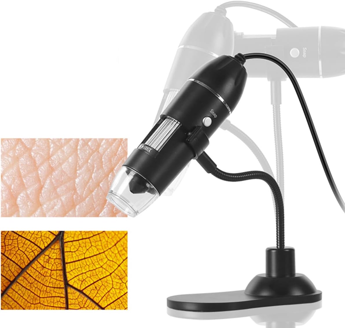 HOMSFOU 8 microscopio digital de aumento microscopio electrónico microscopio microscopio digital USB lupa microscopio USB microscopio electrónico