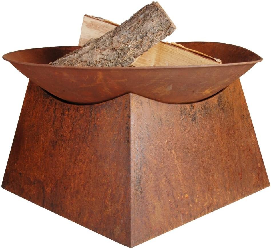 Esschert Design Cuenco de fuego de óxido
