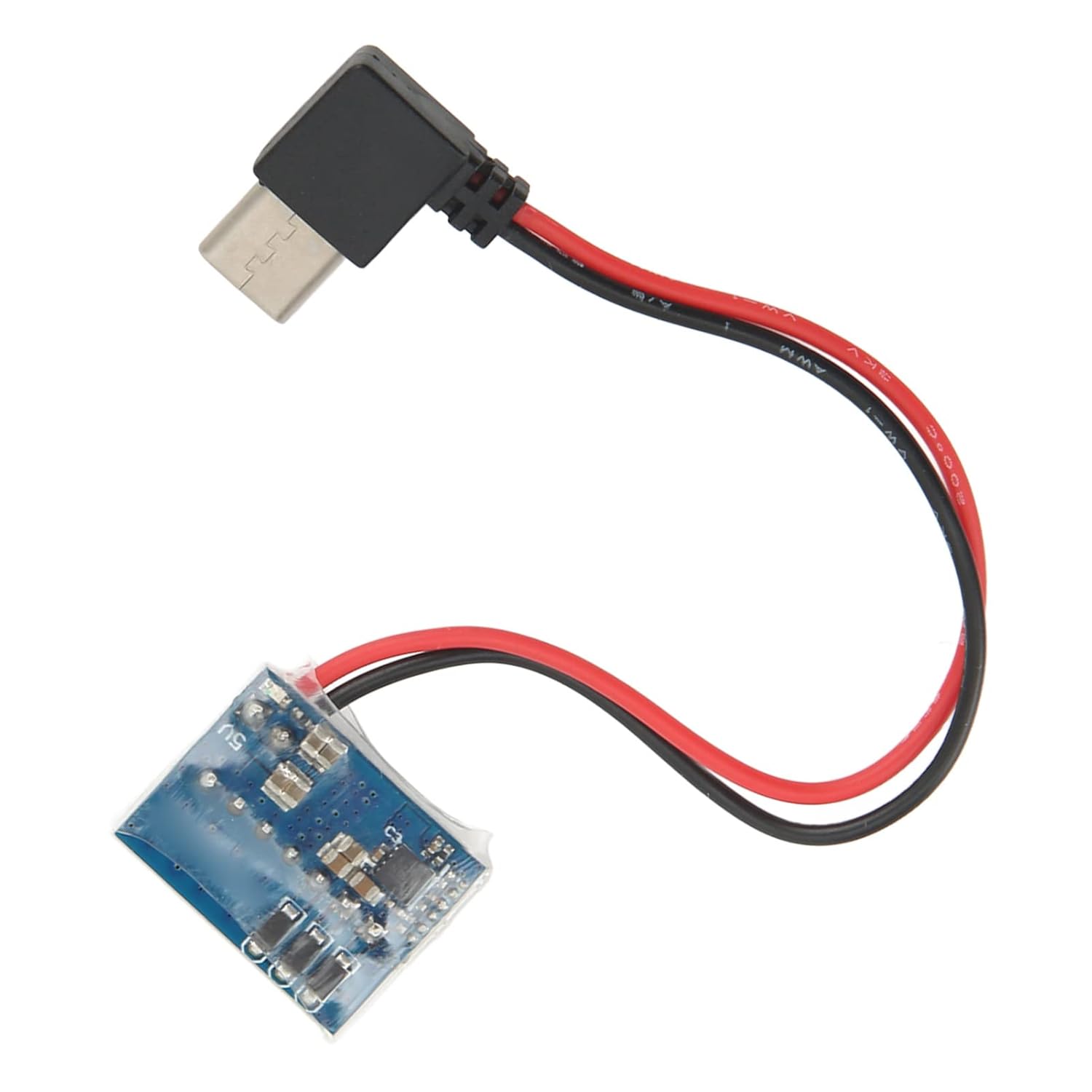 FPV Drone – Cable de carga para cámara tipo C a 5 V, actualizado a 90 grados para enchufe equilibrado, cable de alimentación duradero y seguro para