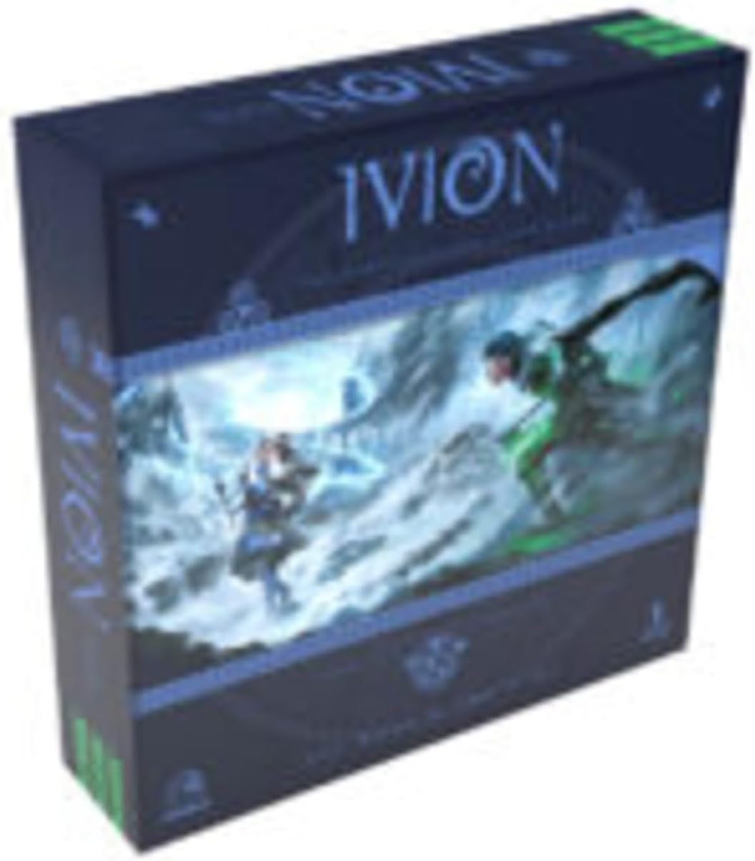 APE Games Ivion The Rune & The Rime – Juego de mesa de construcción de mazos de lucha de fantasía y herocrafting, compatible con autónomos y cruz, a