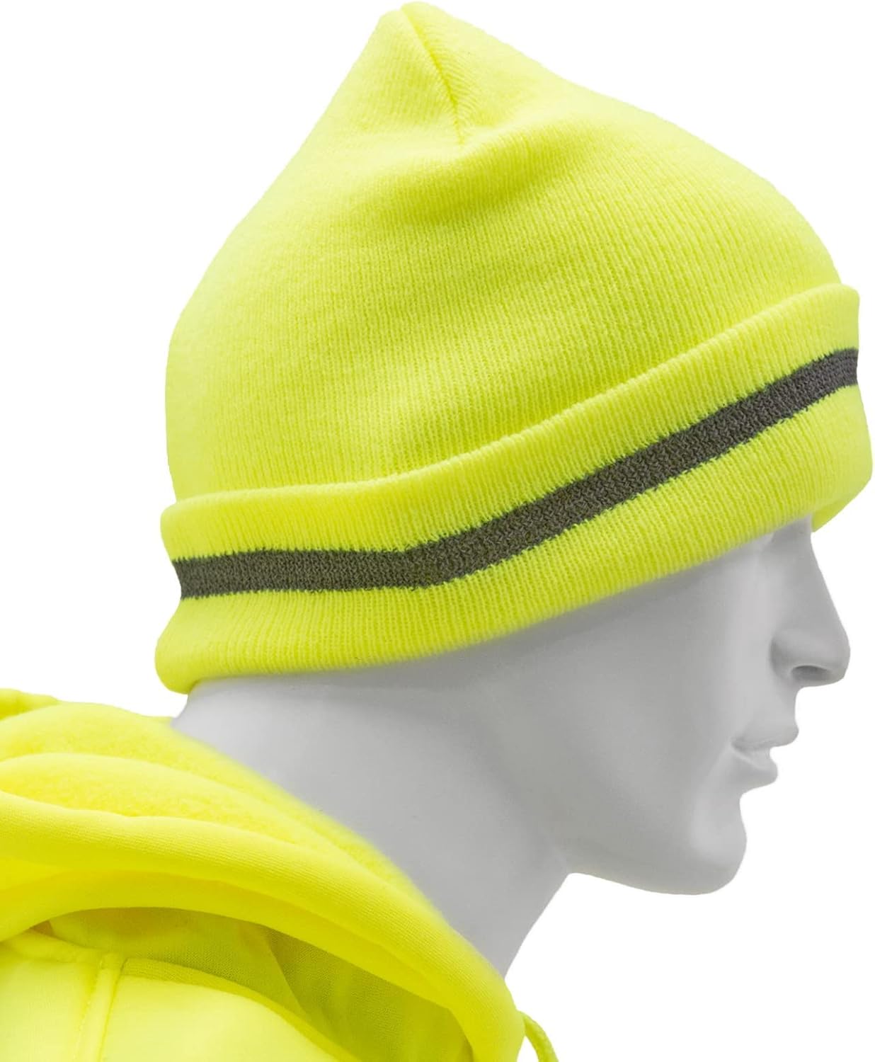 JORESTECH Chaqueta y gorro de seguridad reflectante de alta visibilidad impermeable ANSI