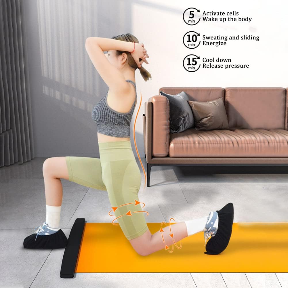 Tabla deslizante, equipo de ejercicio para entrenamientos de bajo impacto en interiores y entrenamiento deportivo, tabla de entrenamiento para