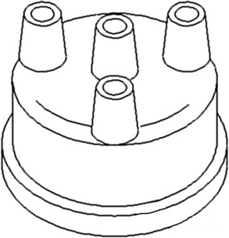 Tapa de distribuidor AT21717 compatible con John Deere para modelos de tractor JD 300 301 302 310 350 380