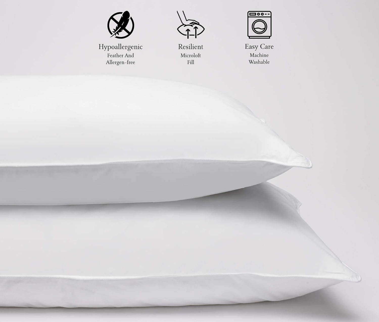 St. Regis Hotels – Almohada alternativa de plumón, almohada de hotel, almohada hipoalergénica de apoyo, tamaño King (20 x 36 pulgadas)