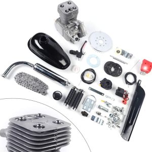 Kit completo CDI de alto rendimiento, 100 CC 2 tiempos motor motorizado de gasolina para bicicleta, kit de conversión de bicicleta mejorado Kit completo CDI de alto rendimiento, 100 CC 2 tiempos motor motorizado de gasolina para bicicleta, kit de conversión de bicicleta mejorado