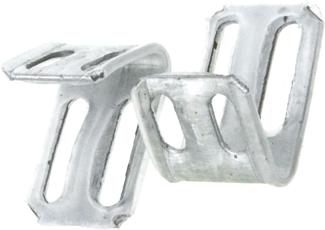 E-outstanding 25pcs alargado medio juego de goma hebilla de clip de resorte para conectar muebles sofá accesorios de hardware 26X20mm cuatro agujeros