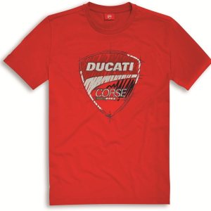 Ducati Camiseta Corse Sketch, Rojo – Ducati Camiseta Corse Sketch, Rojo –