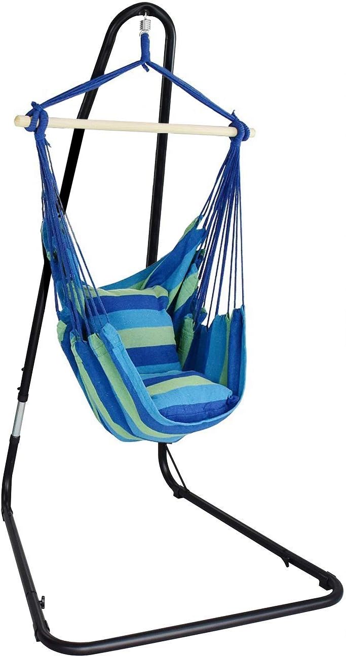 Silla hamaca con cuerdas Sorbus para uso en interiores o exteriores