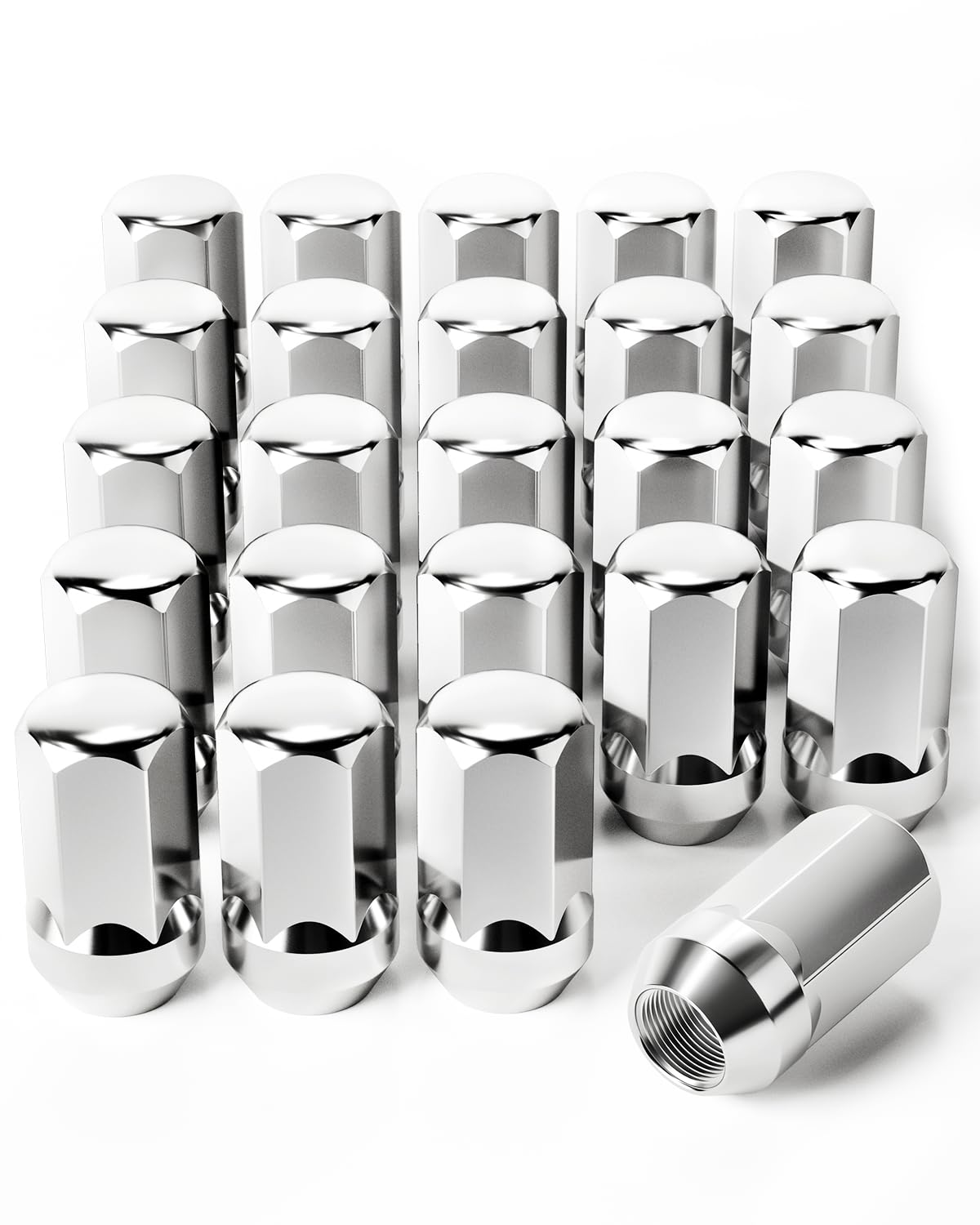 Orion Motor Tech Juego de tuercas de llanta M14x1.5, juego de tuercas de asiento cónico con hexagonal de 78 pulgadas, tuercas de rueda de