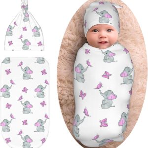 WELBB Dog Paws – Manta para bebé recién nacido, con gorro, manta elástica personalizada para recibir, artículos esenciales para recién nacidos, para WELBB Dog Paws – Manta para bebé recién nacido, con gorro, manta elástica personalizada para recibir, artículos esenciales para recién nacidos, para